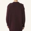 Oversized-Strickjacke aus Jacquard