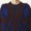 Oversized-Strickjacke aus Jacquard