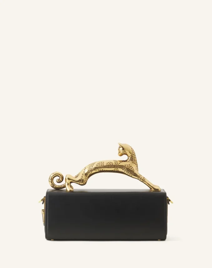 Pencil Cat Bag in Box Calf Pencil Cat Bag in Box Calf