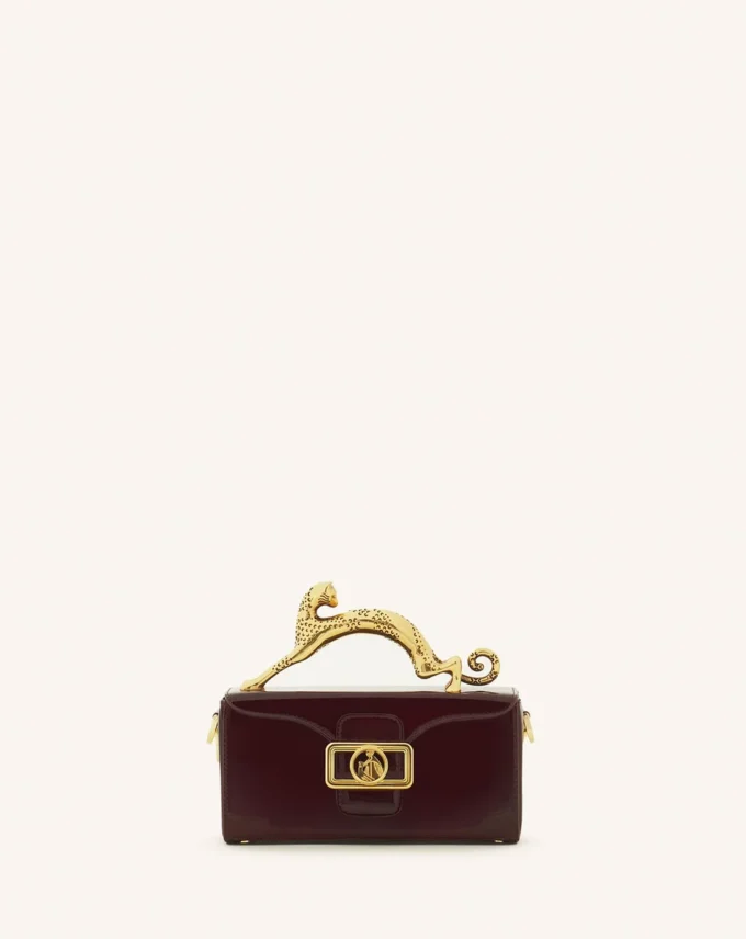 Pencil Cat Nano Lackleder-Tasche