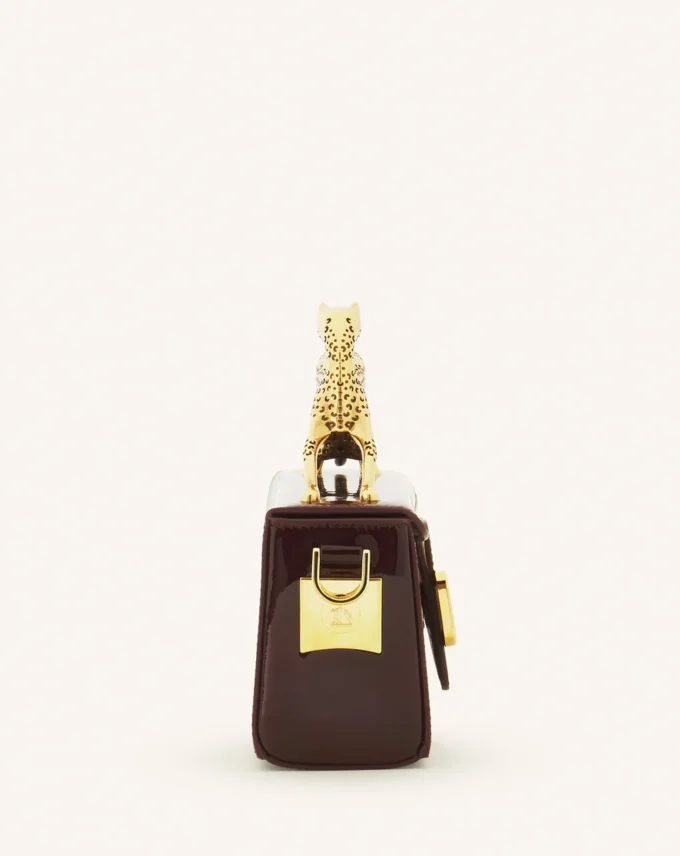 Pencil Cat Nano Lackleder-Tasche