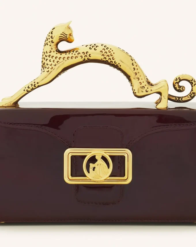 Pencil Cat Nano Lackleder-Tasche