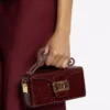 Pencil Cat Python- und Strass-Tasche