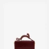 Pencil Cat Python- und Strass-Tasche