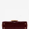 Pencil Cat Python- und Strass-Tasche