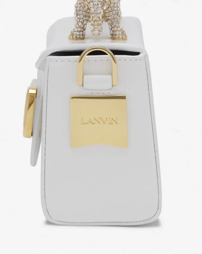 Pencil Cat Tasche aus Leder und Strass