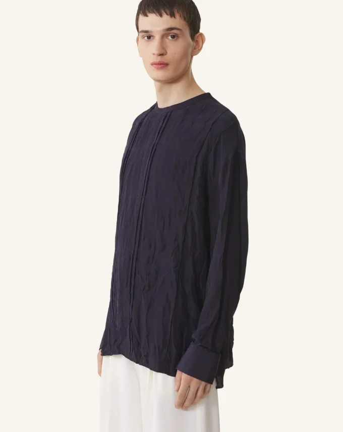 Plissiertes Seidentop Plissiertes Seidentop
