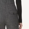 Prince of Wales-Wollhose im Zigarettenstil Prince of Wales-Wollhose im Zigarettenstil