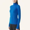 Rollkragenpullover aus Merinowolle und Seide
