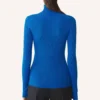 Rollkragenpullover aus Merinowolle und Seide