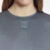 Satin-T-Shirt-Kleid