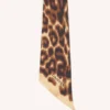 Seidentwilly mit Leopardenmuster
