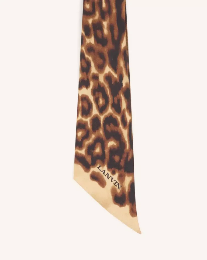 Seidentwilly mit Leopardenmuster