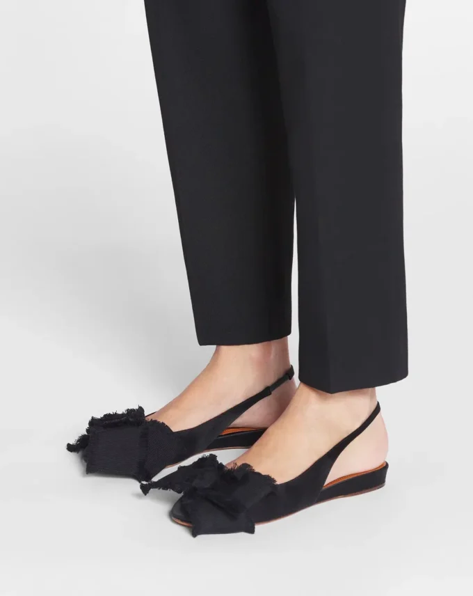 Slingback Ballerina Flat aus Satin Slingback Ballerina Flat aus Satin
