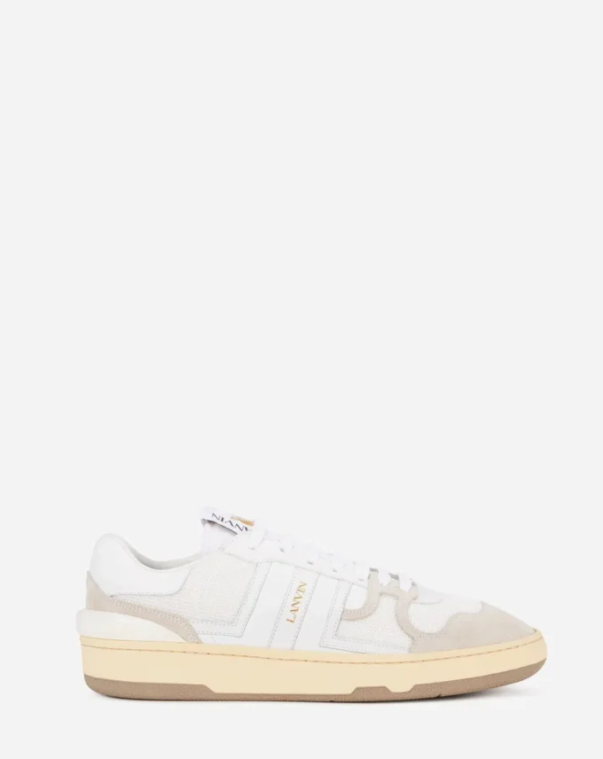 Sneaker aus Mesh in Lehmfarbe