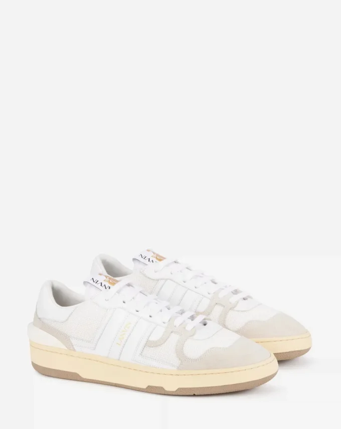 Sneaker aus Mesh in Lehmfarbe
