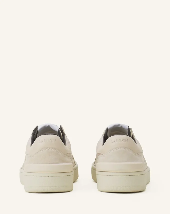Sneaker aus Mesh in Lehmfarbe