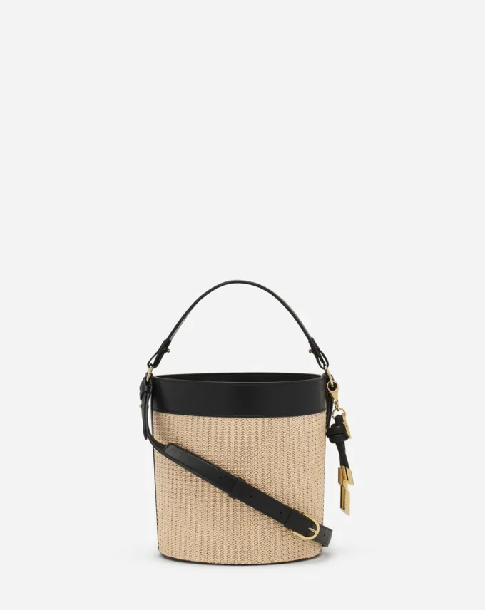 Séquence Raffia-Beuteltasche
