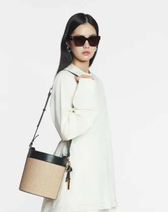 Séquence Raffia-Beuteltasche