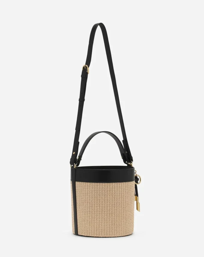 Séquence Raffia-Beuteltasche