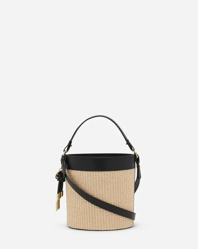 Séquence Raffia-Beuteltasche
