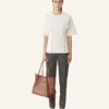 T-Shirt aus Baumwollfleece T-Shirt aus Baumwollfleece