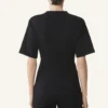 T-Shirt aus Baumwollfleece und Kaschmir T-Shirt aus Baumwollfleece und Kaschmir