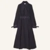 Trenchcoat aus Charmeuse