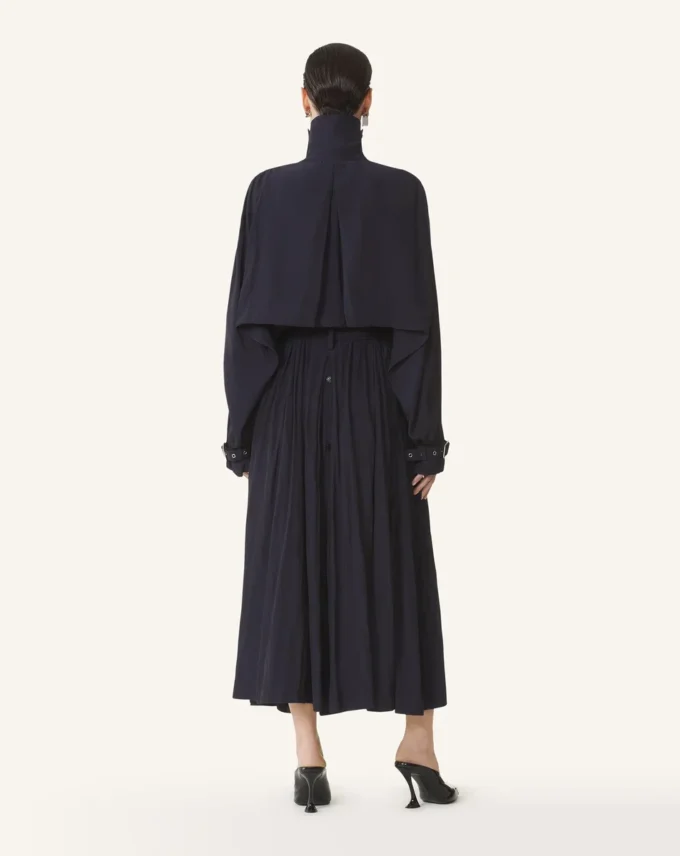Trenchcoat aus Charmeuse