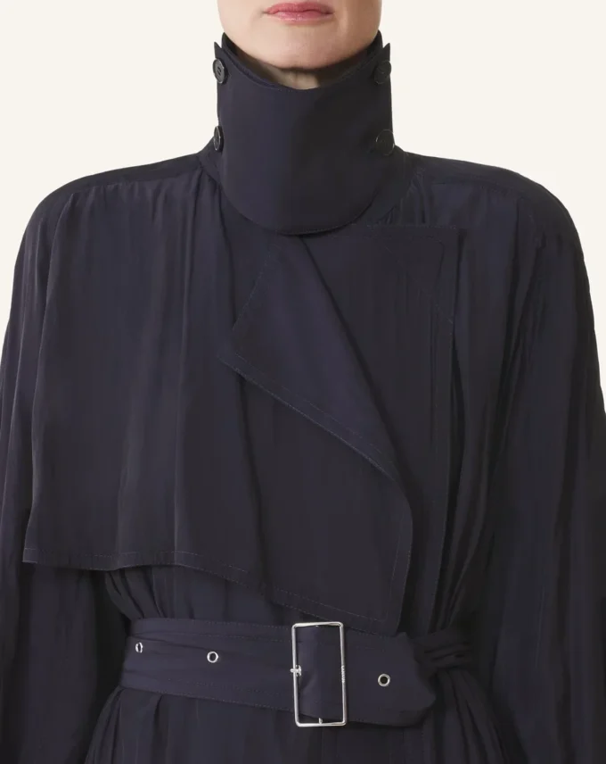 Trenchcoat aus Charmeuse