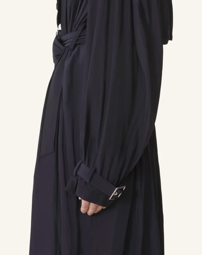 Trenchcoat aus Charmeuse