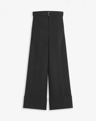 Weite Hose mit Umschlag