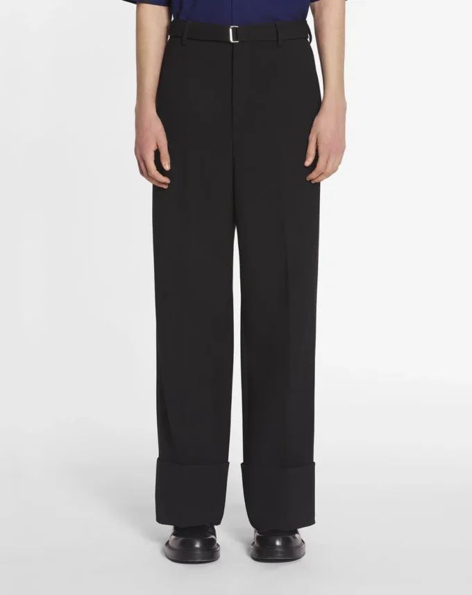 Weite Hose mit Umschlag Weite Hose mit Umschlag