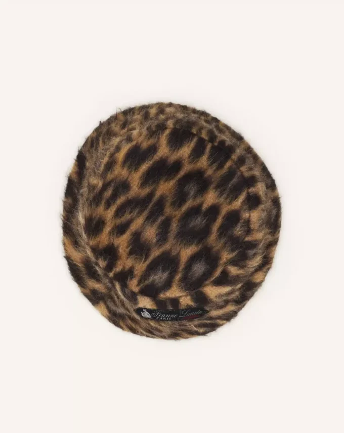 Wendbarer Bucket Hat mit Leopardenmuster