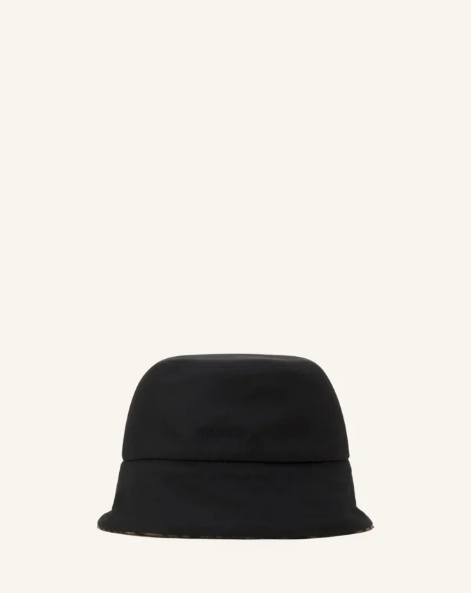 Wendbarer Bucket Hat mit Leopardenmuster