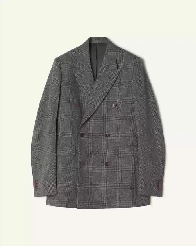 Wolljacke mit Prince-of-Wales-Muster Wolljacke mit Prince-of-Wales-Muster
