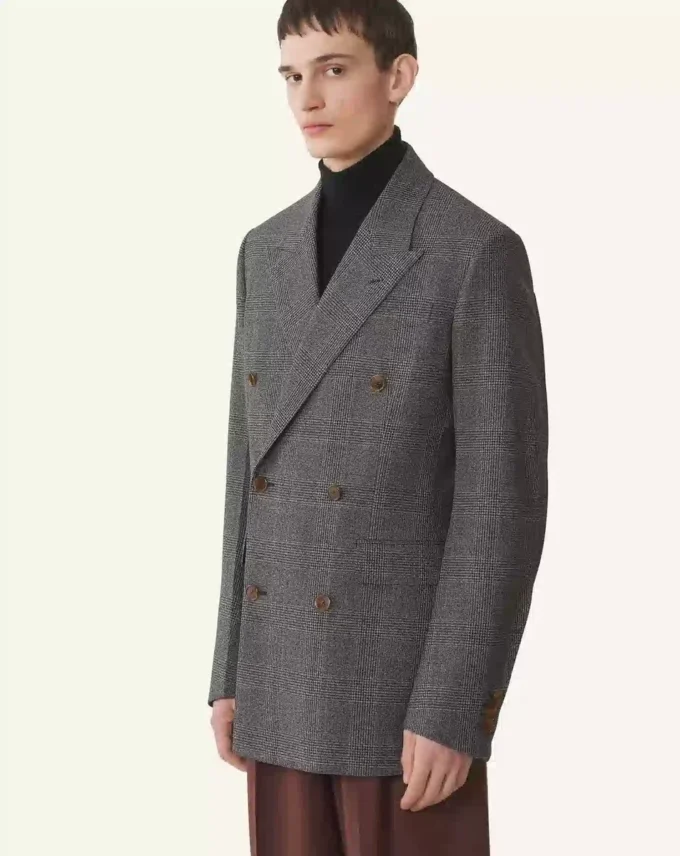 Wolljacke mit Prince-of-Wales-Muster Wolljacke mit Prince-of-Wales-Muster