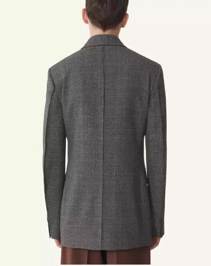 Wolljacke mit Prince-of-Wales-Muster Wolljacke mit Prince-of-Wales-Muster