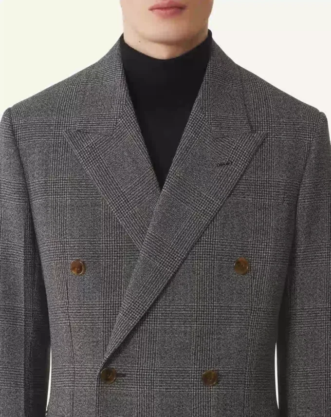 Wolljacke mit Prince-of-Wales-Muster Wolljacke mit Prince-of-Wales-Muster