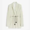 Wollmischjacke mit Gürtel Wollmischjacke mit Gürtel