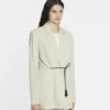 Wollmischjacke mit Gürtel Wollmischjacke mit Gürtel
