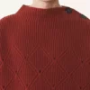 Wollpullover mit Rautenmuster