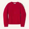 Wollpullover mit Rippstrick