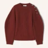 Wollpullover mit Rippstrick