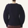 Wollpullover mit Rippstrick
