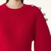 Wollpullover mit Rippstrick