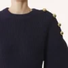 Wollpullover mit Rippstrick