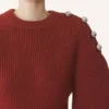 Wollpullover mit Rippstrick